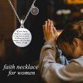 wholesale 925 Sterling Silver Metal Stone Mustard Seed Bible Verse Pendant Necklace Faith Jewelry-0-3