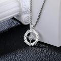 wholesale 925 Sterling Silver Compass Necklace Pendant for Men & Women - Graduation s -0-3