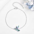 wholesale 925 Sterling Silver Hummingbird Necklace Wholesale Turquoise Inlay-0-12