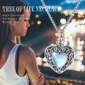 wholesale 925 Sterling Silver Moonstone Heart Urn Pendant Necklace  for Ashes Keepsake Memorial Jewelry-0-2