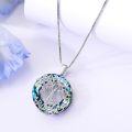 wholesale Sterling Silver Crystal Tree of Life Necklace for Sister Mother Grandma-0-2