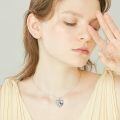 wholesale 925 Sterling Silver Heart Locket With Girl And Cow Design-0-2