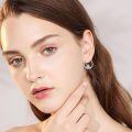 wholesale 925 Sterling Silver Hoop Earrings Wholesale With Frog And Flower Design-0-3