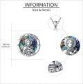 wholesale 925 Sterling Silver Saint Gerard Medal Necklace with Abalone Shell and Chain for Men Women - Catholic s-0-3