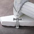 wholesale 925 Sterling Silver Crucifix Cross Necklace with Jesus Christ Pendant for Men & Women-0-4