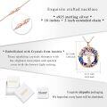 wholesale TOUPOP Tree Of Life Necklace For Women 925 Sterling Silver Family Tree Austrian Crystal Jewelry Birthday Christmas Gifts For Mom Wife Her -0-5