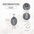 wholesale 925 Sterling Silver Virgin Mary Medal Pendant Necklace for Women Men -0-5