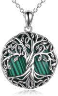 wholesale  Sterling Silver Tree of Life Necklace with Dainty Pendant Irish Jewelry Gift for Women -0-23