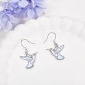 wholesale 925 Sterling Silver Hummingbird Necklace Wholesale Turquoise Inlay-0-55