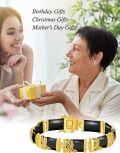 wholesale 18kt Gold Plated Sterling Silver Jade Bracelet for Women Fine Jewelry Gift-0-55