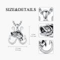 wholesale 925 Sterling Silver Fishing Hook & Fish Pendant Necklaces for Men Women-0-3