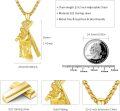wholesale Gold 925 Sterling Silver Crucifix Necklace with Jesus Cross Pendant - Protection Jewelry for Men & Women -0-1