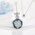 wholesale 925 Sterling Silver Compass Crystal Necklace - I'd Be Lost Without You Keepsake Pendant-0-3