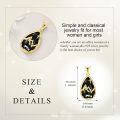 wholesale Gold 925 Sterling Silver Black Onyx Mountain & Bears Pendant Necklace for Women Gifts-0-10