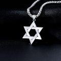 wholesale 925 Sterling Silver Star of David Pendant for Men's Jewelry Necklaces-0-3