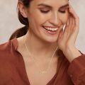 wholesale 14k Gold Mom Necklace Wholesale With Lab Diamond-0-3