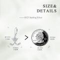 wholesale Rose Gold 925 Sterling Silver Crossed Clubs and Golf Ball Stud Earrings for Women Golfer Gift Ideas-0-12