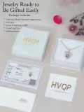 TOUPOP 925 Sterling Silver 12 Birthstone Heart Rose Pendant Necklace-0-6