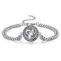 wholesale 925 Sterling Silver Aries Zodiac Sign Bracelet for Men - Horoscope  -0-0