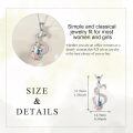 wholesale 925 Sterling Silver Electric Guitar & Music Notes with Labradorite Stone Pendant Necklace s for Women-0-4
