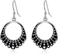 wholesale TOUPOP Dissent Collar Earrings Sterling Silver Rbg Gifts Dangle Drop Earrings Jewelry Christmas Gifts For Women Mom Wife Mothers Fans Of Ruth Bader Ginsburg -undefined