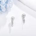 wholesale 925 Sterling Silver 925 Celtic Knot Ear Climbers Earrings for Women-0-4