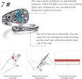 wholesale 925 Sterling Silver Spoon Ring with Hummingbird Vintage Adjustable Women s Jewelry-0-4