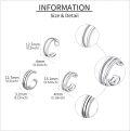 wholesale 925 Sterling Silver Spiral Wrap Ear Cuffs No Piercing Jewelry for Women and Girls æ ç©¿å­è³ç¯å¥³ç·éç¨-0-3