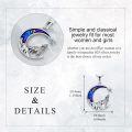 wholesale 925 Sterling Silver Wolf Moon Star Pendant Necklace for Women Gifts-0-4