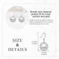 wholesale 925 Sterling Silver Celtic Knot Drop Dangle Pearl Earrings with Leverbacks (Silver)-0-4
