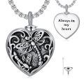 TOUPOP Sterling Silver & Stone Dragonfly Urn Necklace For Ashes Memorial Jewelry-0-0