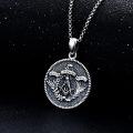 wholesale 925 Sterling Silver Masonic Compass & G Pendant Necklace for Men-0-1