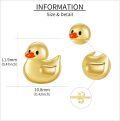 wholesale S925 Sterling Silver Duck Stud Earrings for Women Animal s-0-4
