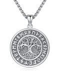 wholesale 925 Sterling Silver Tree Of Life Pendant Necklace-0-0