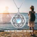 wholesale 925 Sterling Silver Moonstone Urn Pendant Keepsake Ashes Holder Necklace for Women and Men-0-6