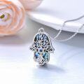 wholesale 925 Sterling Silver Abalone Shell Tree of Life Star of David Pendant Necklace-0-1
