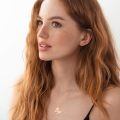 wholesale 925 Sterling Silver Rose Gold Plated Butterfly Pendant Necklace For Women-0-4