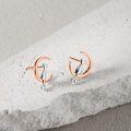 wholesale 925 Sterling Silver Cat and Crescent Moon Stud Earrings for Women-0-13