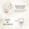 wholesale 925 Sterling Silver Cute Crab Hoop Earrings With Rose Gold Crab Design-0-3
