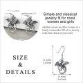 wholesale 925 Sterling Silver Dragon Drop Earrings for Women and Girls-0-4