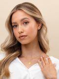 TOUPOP 14k Solid Gold Mustard Seed Stone Mountain Pendant Necklace-0-2