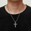 wholesale 925 Sterling Silver Celtic Knot Cross Necklace for Men Women Catholic Christian Gifts-0-2
