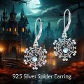 wholesale 925 Sterling Silver Spider Web Moonstone Leverback Earrings Animal-0-1