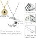 wholesale Sterling Silver Sun Moon Necklace Set Romantic Valentine s Gift for Couples-0-2