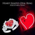wholesale Metal & Opal Y2K Style Adjustable Ring - 20 Colors, Retro Fashion Jewelry for Parties & Streetwear-0-2