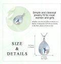 wholesale S925 Sterling Silver Moonstone Tree of Life Hummingbird Pendant Necklace Jewelry for Women Girls-0-4