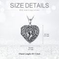 wholesale TOUPOP Mother Locket Necklace That Holds 2 Pictures Photos Keep Someone Near To You 925 Sterling Silver Relationship Mother Heart Family Tree Of Life Locket Jewelry Mother's Day Christmas Gifts -0-5