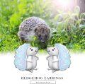 wholesale 925 Sterling Silver White Opal Hedgehog Stud Earrings for Women - Cute Hypoallergenic Gift Idea-0-5