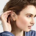 TOUPOP 14k Gold Diamond-cut Celtic Trinity Knot Stud Earrings For Women-0-2