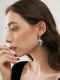 wholesale 925 Sterling Silver Cat Tree of Life Dangle Drop Earrings for Women Gifts-0-1